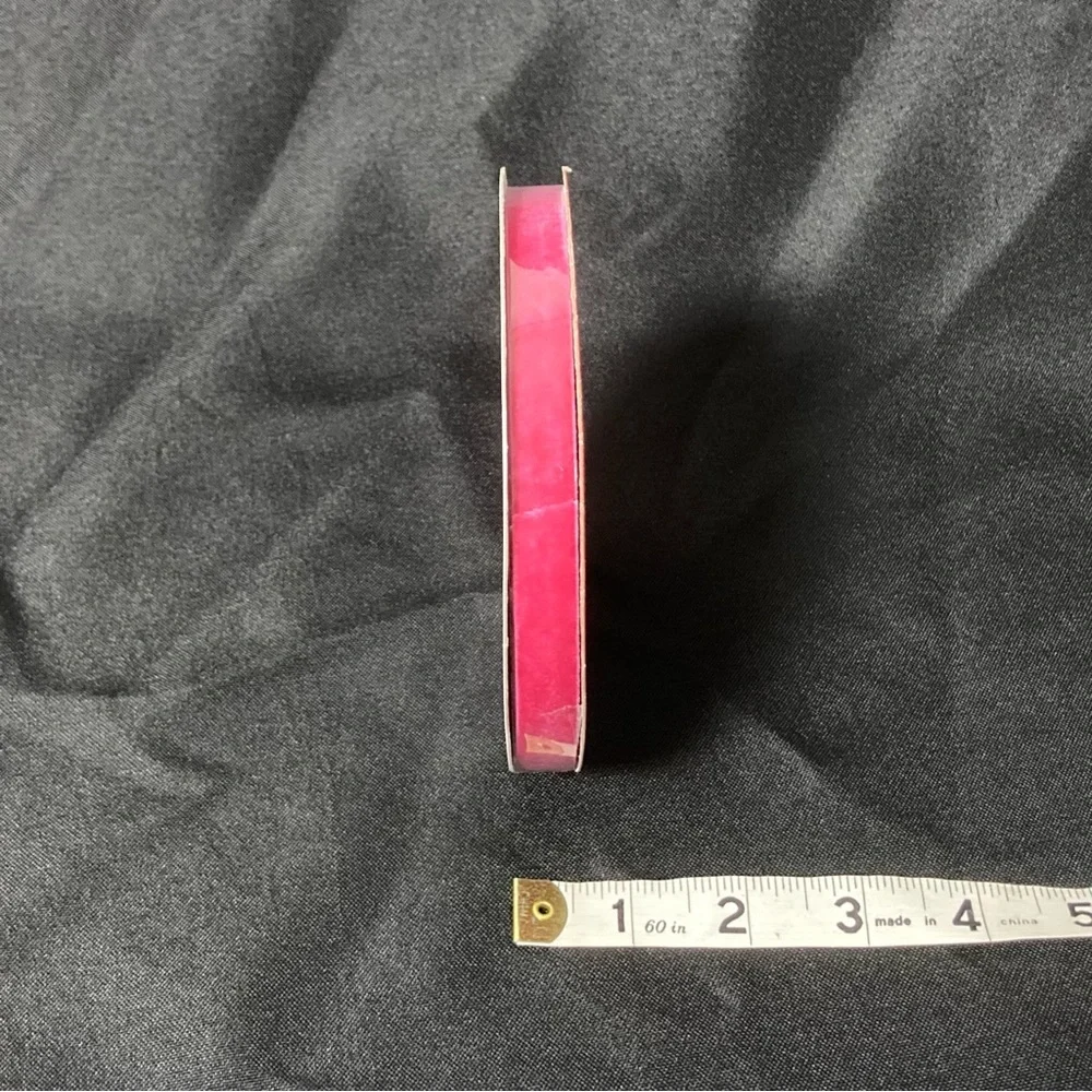 ❤️‍🔥⭐️ Holiday Time Hot Pink Velvet Craft Ribbon 1/2” x 324”